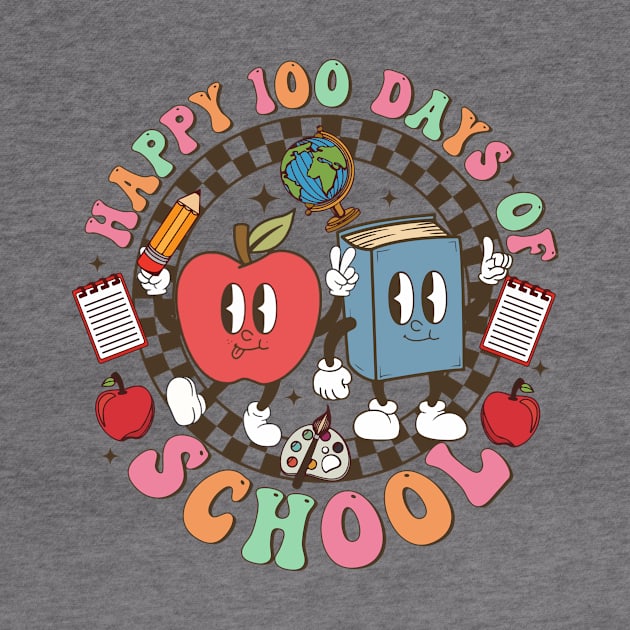 Happy 100 Days Of School, Funny 100 Days Of School, 100th Day Teacher Life, Book Lovers by artbyhintze